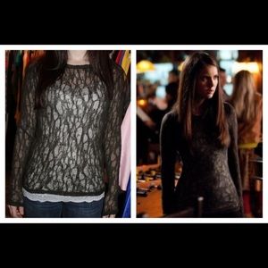 Eloise green top size m/l as seen on Elena Gilbert in The Vampire Diaries VHTF